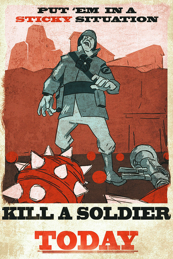 Military Propaganda Today Canvas Poster