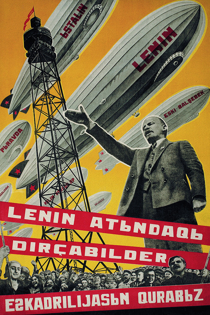Military Propaganda Lenin Canvas Poster