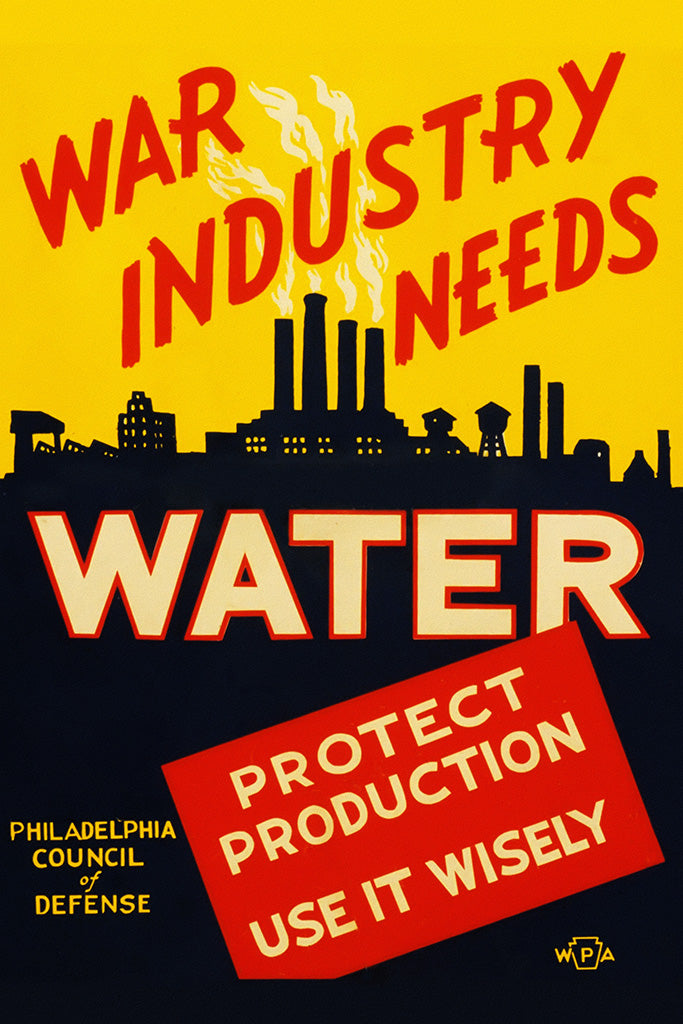 Military Propaganda Industrial Canvas Poster