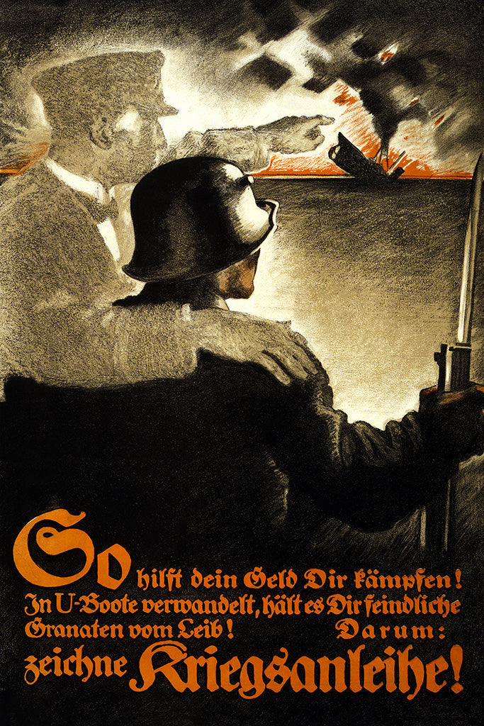 Military Propaganda Film ww2 Canvas Poster