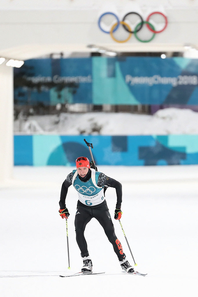 Pyeongchang Olympics 2018 Biathlon (1/3) Canvas Poster