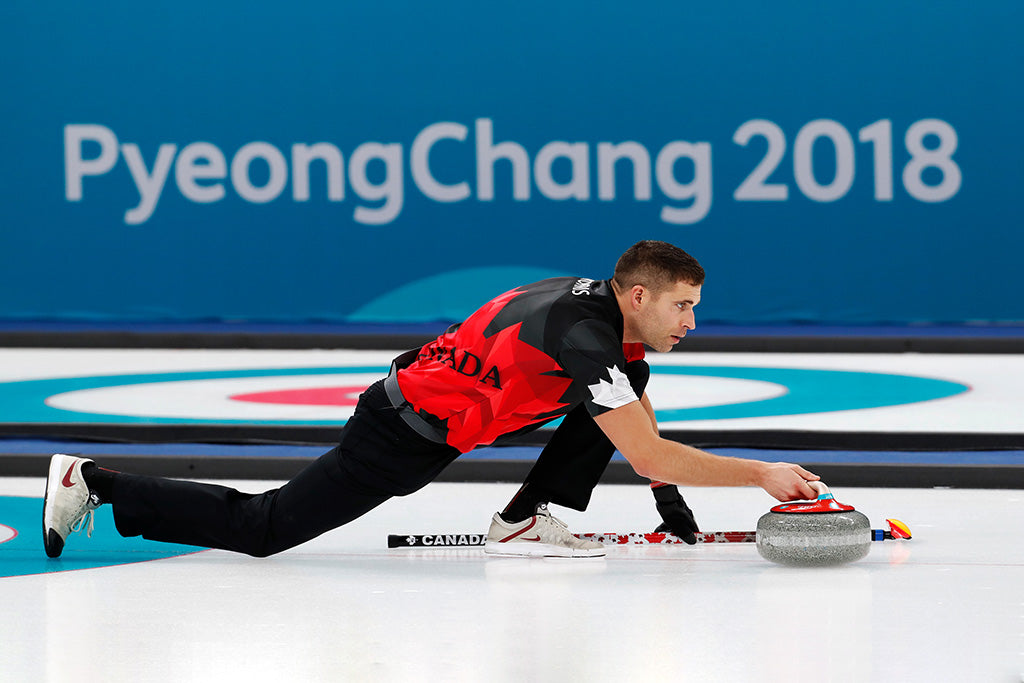 Pyeongchang Olympics 2018 Curling (1/3) Canvas Poster