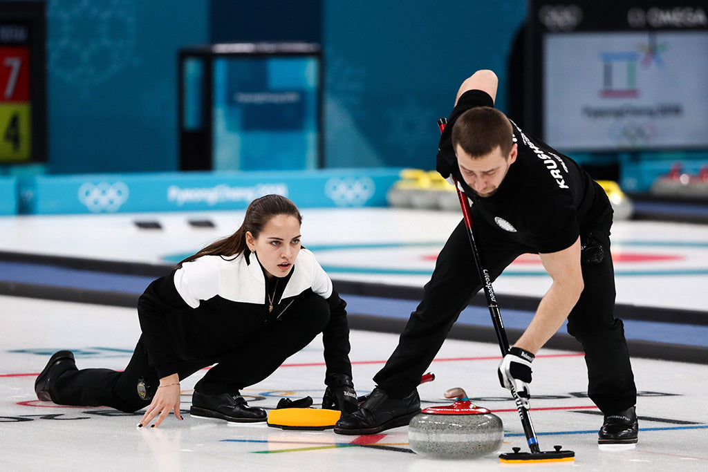 Pyeongchang Olympics 2018 Curling (3/3) Canvas Poster