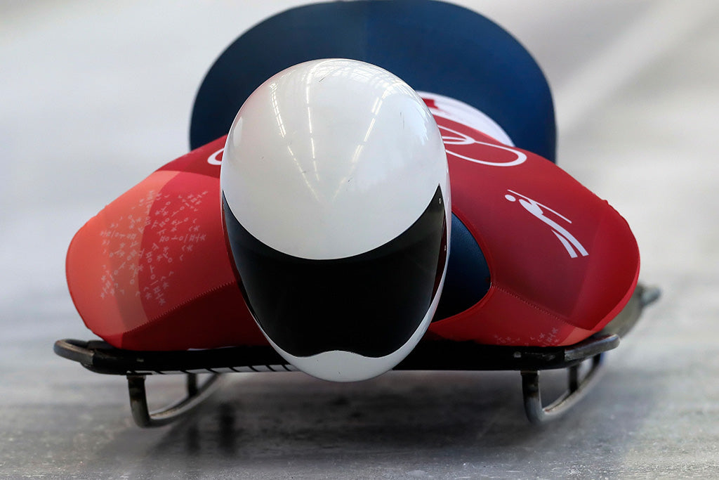 Pyeongchang Olympics 2018 Skeleton (2/3) Canvas Poster