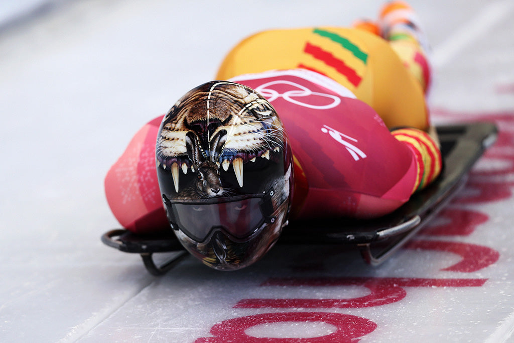 Pyeongchang Olympics 2018 Skeleton (3/3) Canvas Poster
