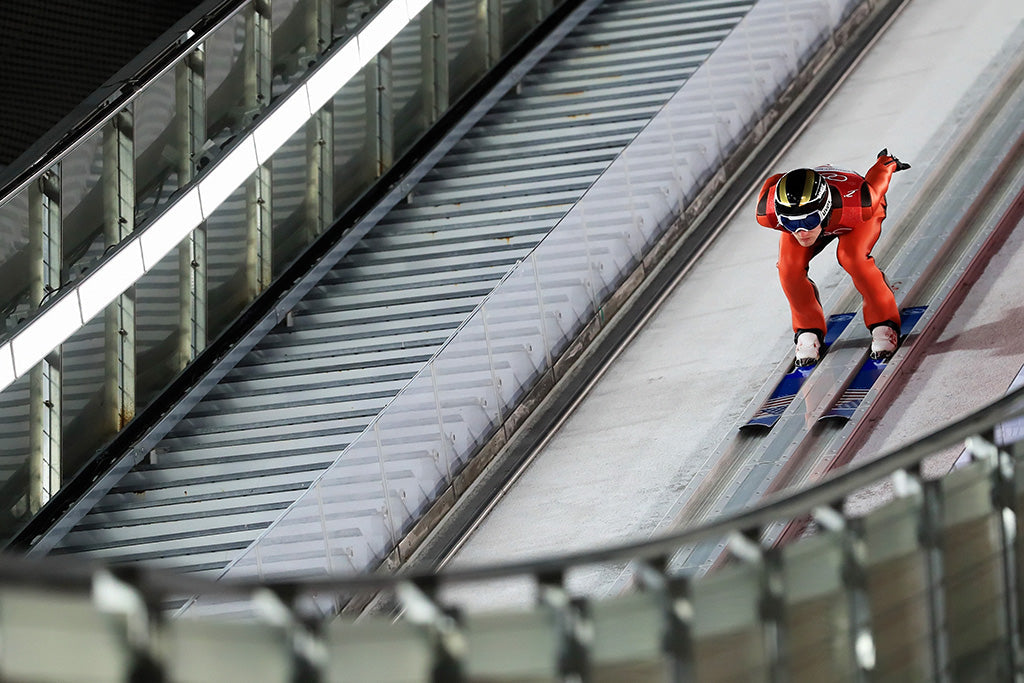 Pyeongchang Olympics 2018 Ski Jumping (2/3) Canvas Poster