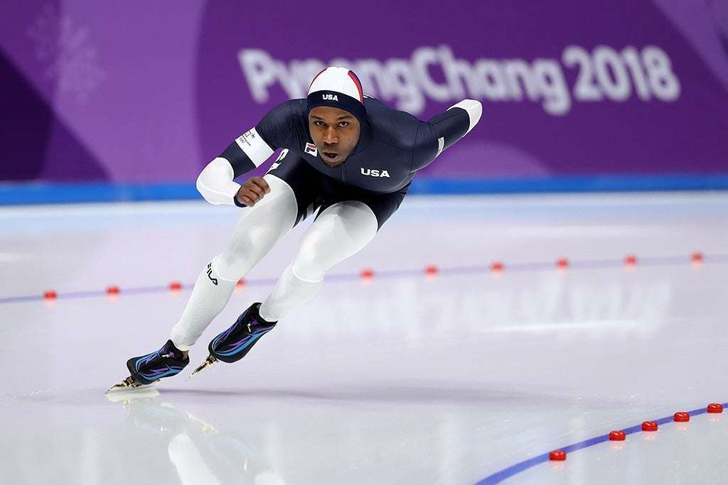 Pyeongchang Olympics 2018 Speed Skating (2/3) Canvas Poster