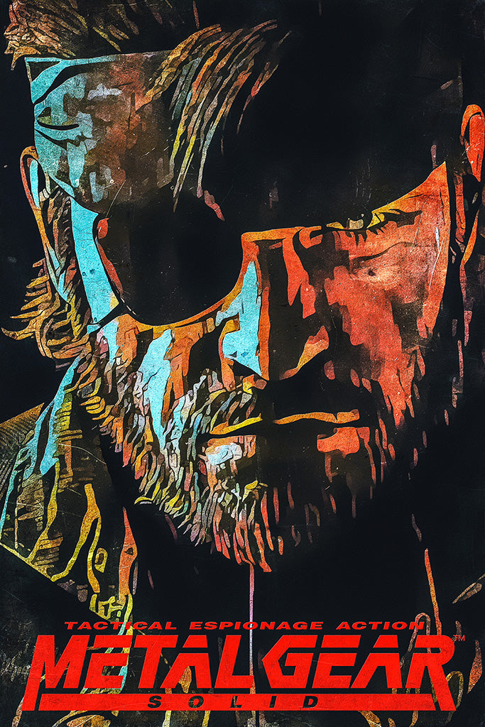Metal Gear Solid (20/20) Canvas Poster