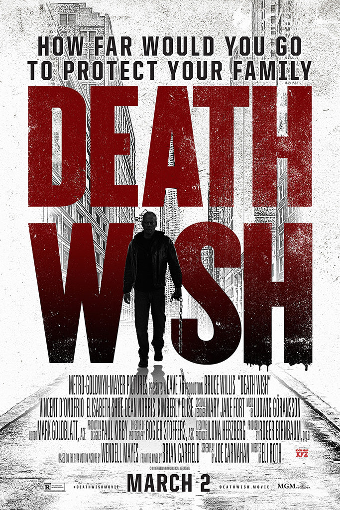 Death Wish (2/3) Movie Canvas Poster