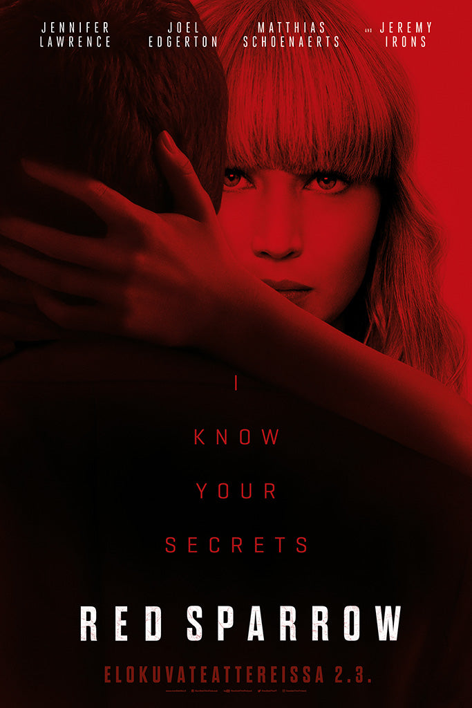 Red Sparrow (1/3) Movie Canvas Poster