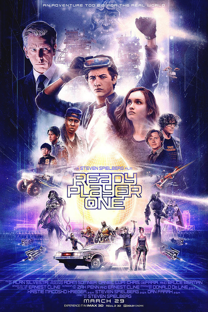 Ready Player One (1/3) Movie Canvas Poster