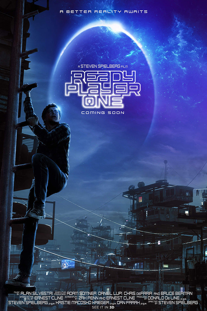 Ready Player One (2/3) Movie Canvas Poster