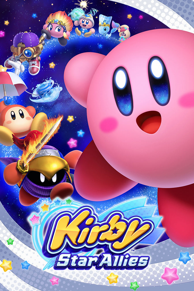 Kirby Star Allies (2/5) Game Canvas Poster