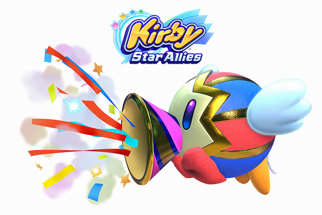 Kirby Star Allies (3/5) Game Canvas Poster