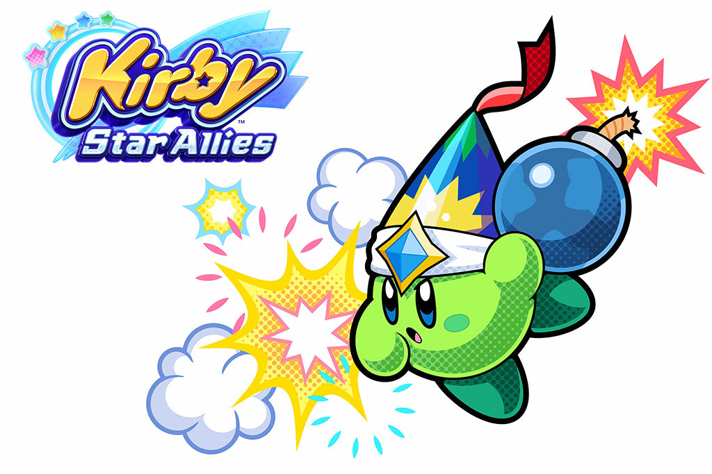 Kirby Star Allies (5/5) Game Canvas Poster