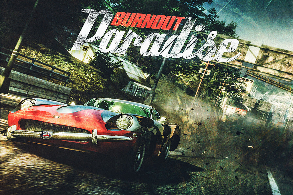 Burnout Paradise Remastered (3/7) Game Canvas Poster
