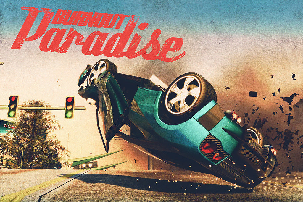 Burnout Paradise Remastered (5/7) Game Canvas Poster