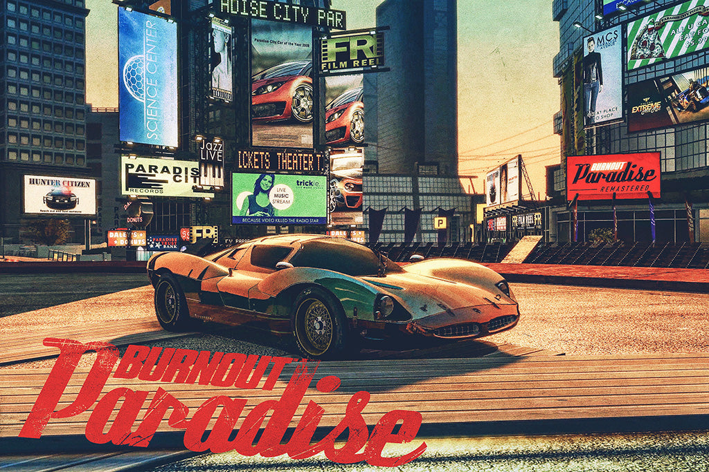 Burnout Paradise Remastered (6/7) Game Canvas Poster