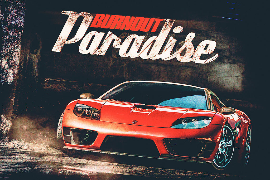 Burnout Paradise Remastered (7/7) Game Canvas Poster