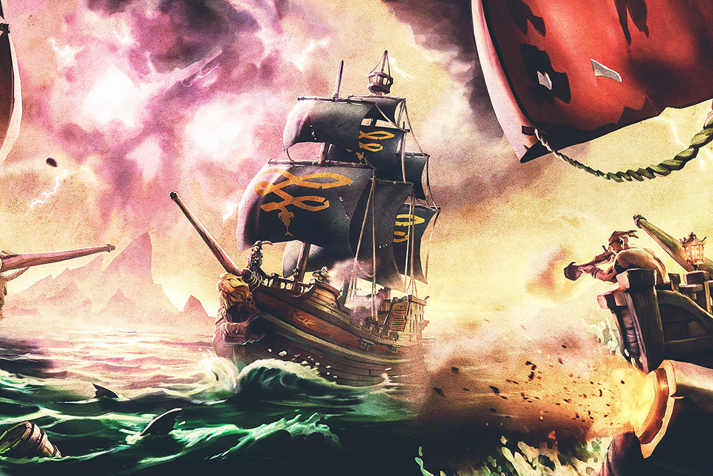 Sea Of Thieves (2/4) Game Canvas Poster