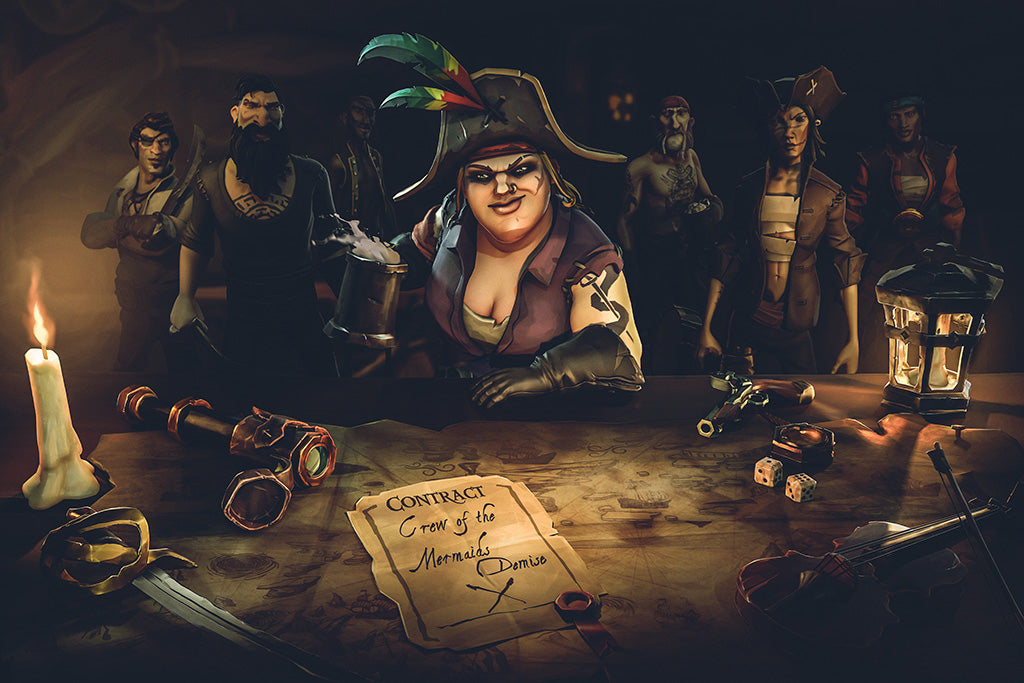 Sea Of Thieves (4/4) Game Canvas Poster