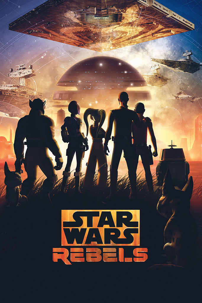Star Wars Rebels Animated Series (1/7) Canvas Poster