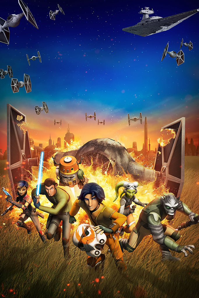 Star Wars Rebels Animated Series (2/7) Canvas Poster