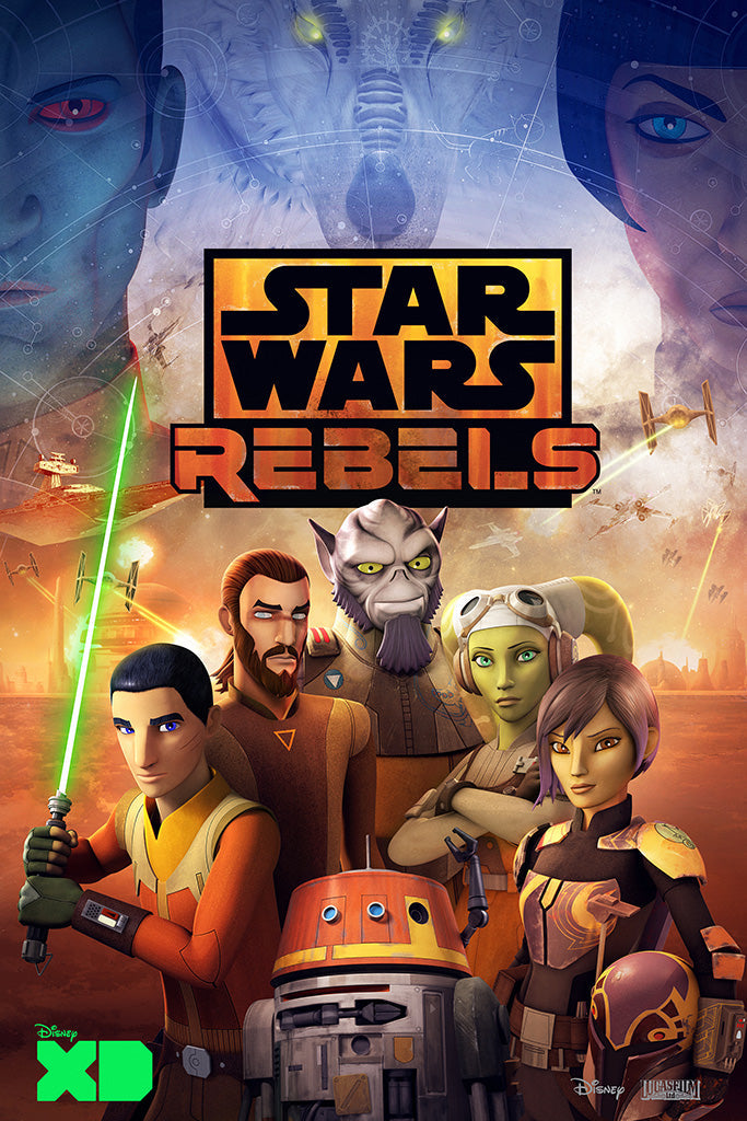 Star Wars Rebels Animated Series (4/7) Canvas Poster