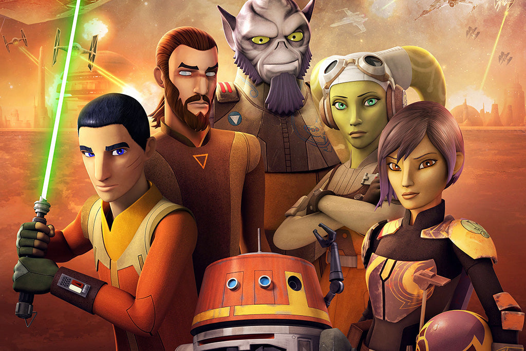 Star Wars Rebels Animated Series (6/7) Canvas Poster