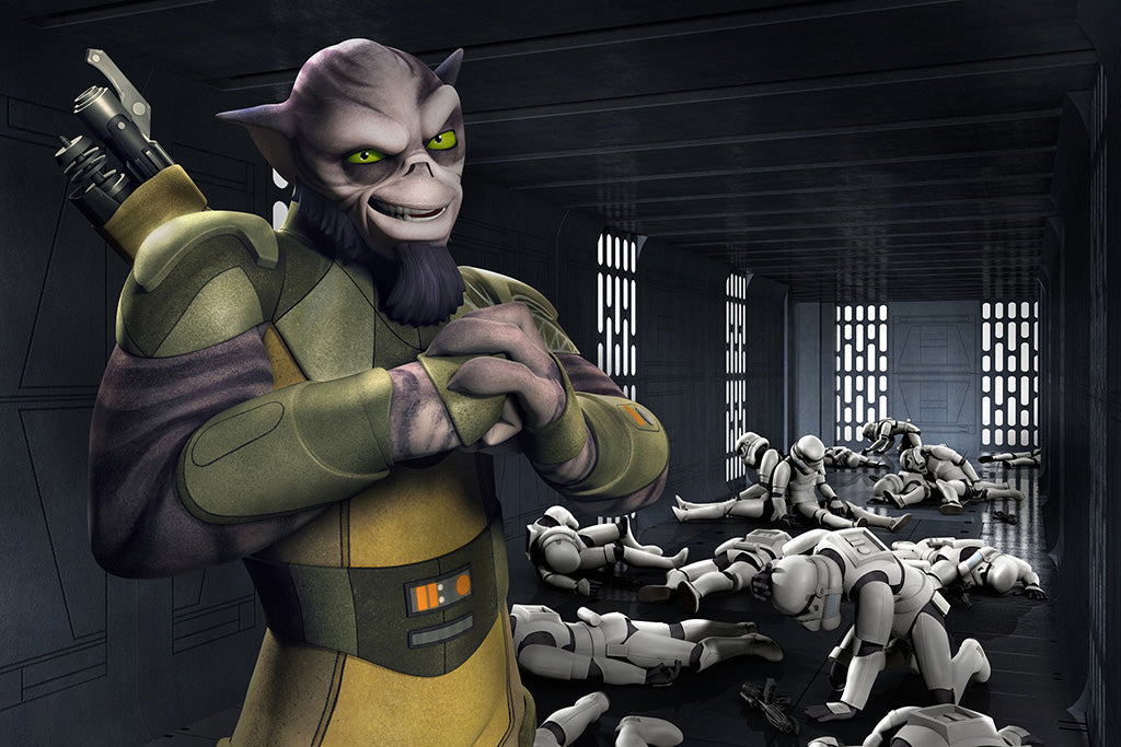 Star Wars Rebels Animated Series (7/7) Canvas Poster