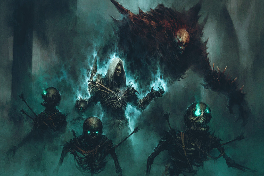 Diablo III Rise Of The Necromancer (1/8) Game Canvas Poster