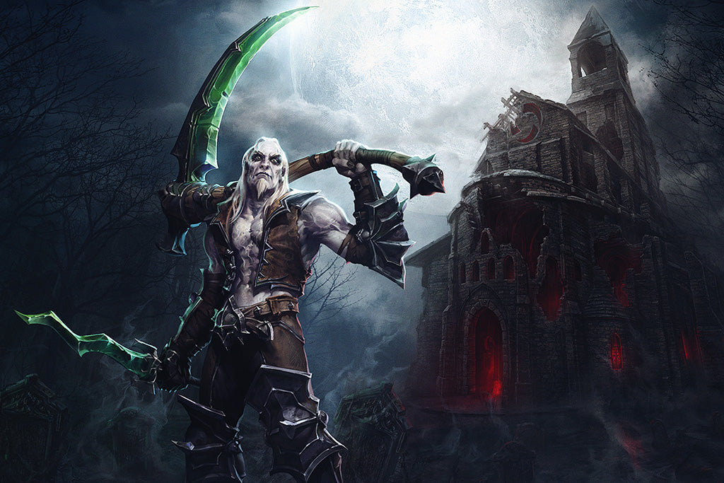 Diablo III Rise Of The Necromancer (5/8) Game Canvas Poster