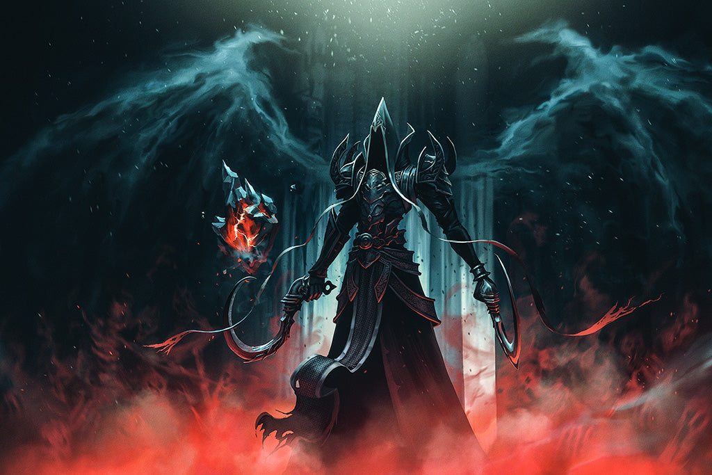 Diablo III Rise Of The Necromancer (6/8) Game Canvas Poster