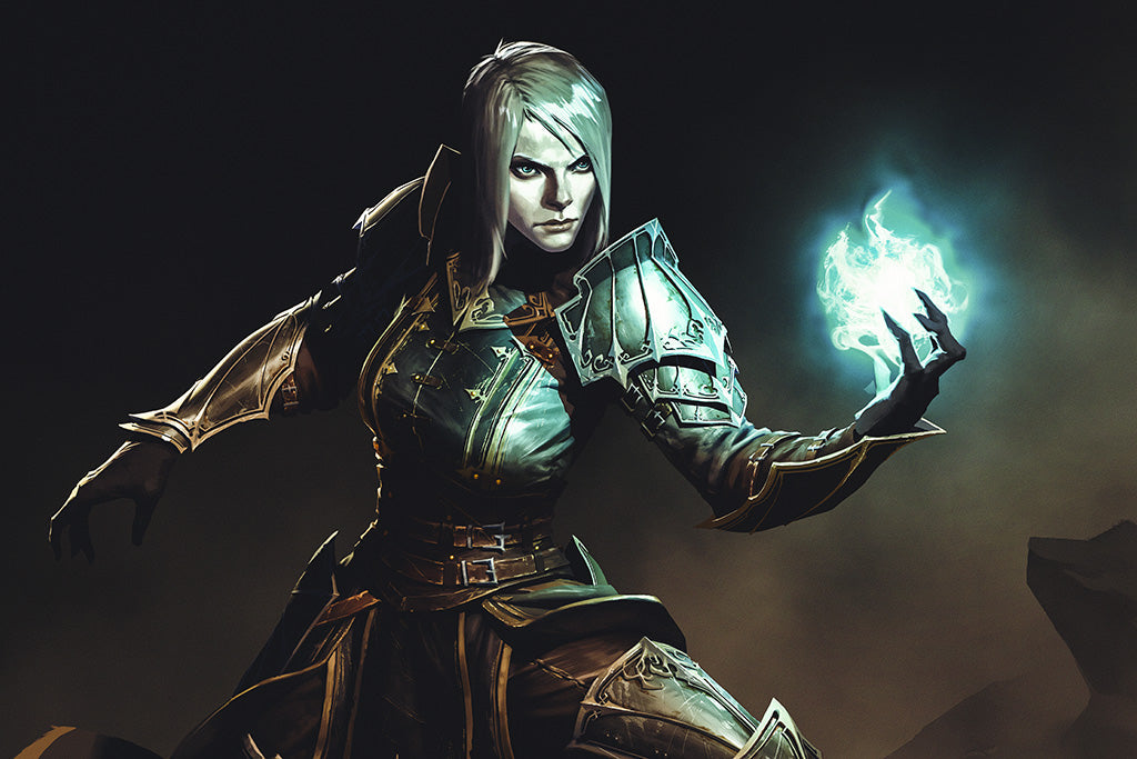 Diablo III Rise Of The Necromancer (7/8) Game Canvas Poster