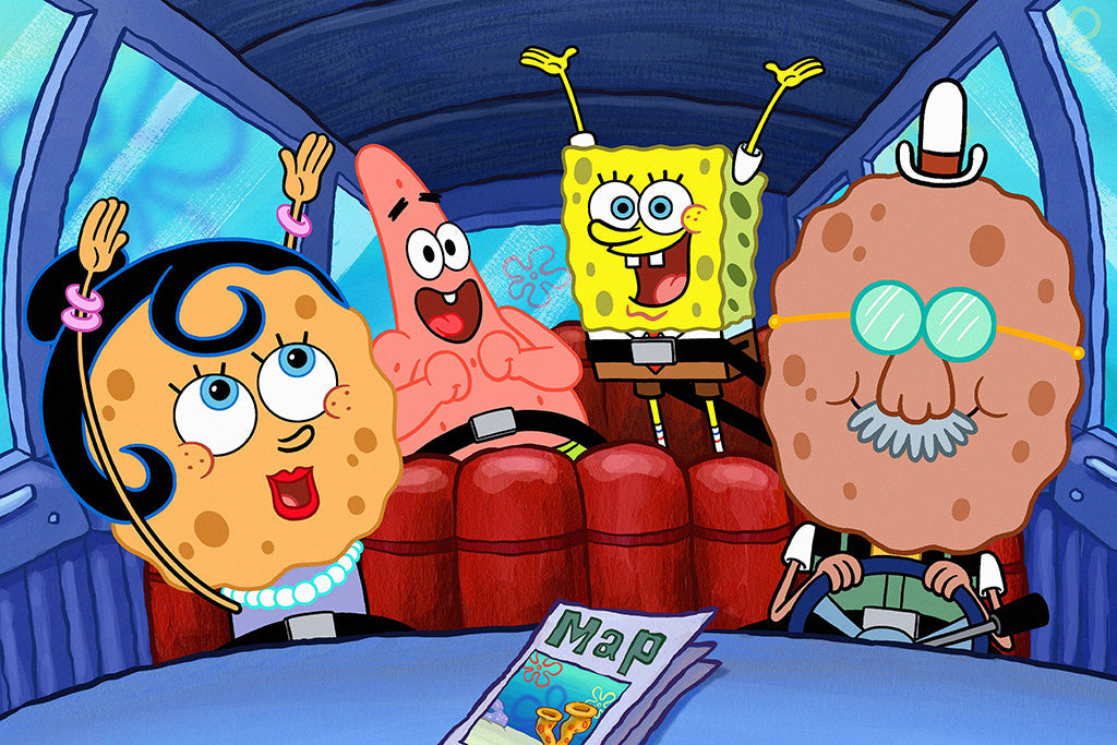 SpongeBob SquarePants (2/5) Animated Series Canvas Poster