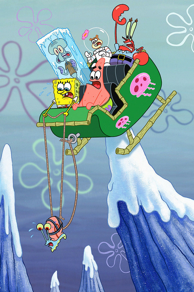 SpongeBob SquarePants (3/5) Animated Series Canvas Poster