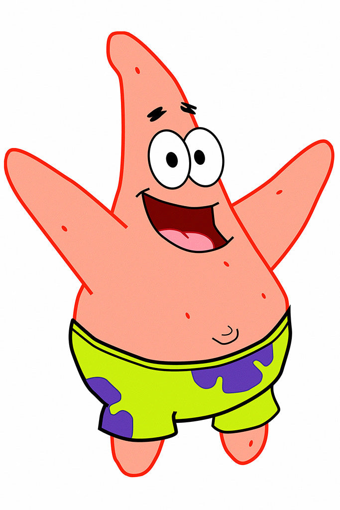 SpongeBob Patrick Star (2/5) Animated Series Canvas Poster