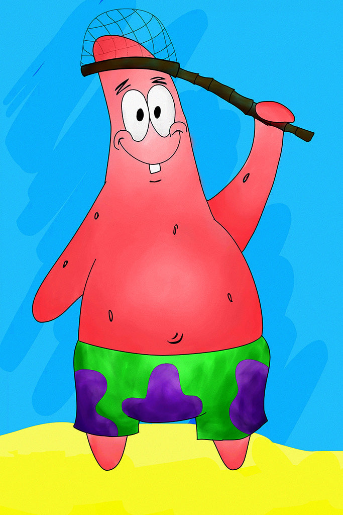 SpongeBob Patrick Star (3/5) Animated Series Canvas Poster
