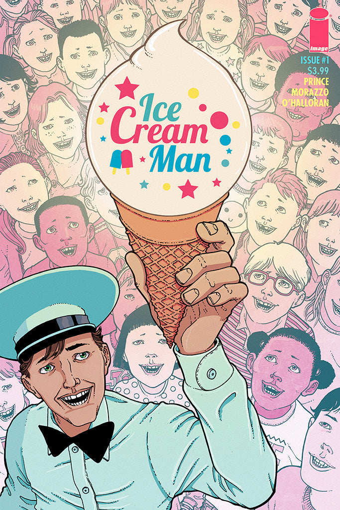 Ice Cream Man Canvas Poster