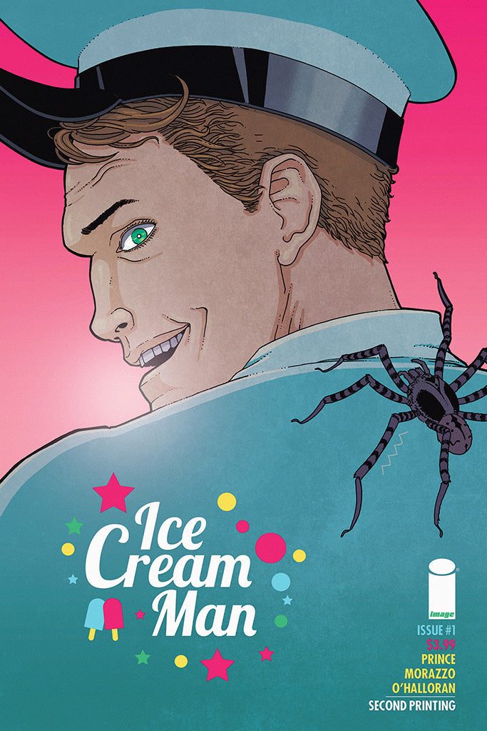 Ice Cream Man Comics Canvas Poster