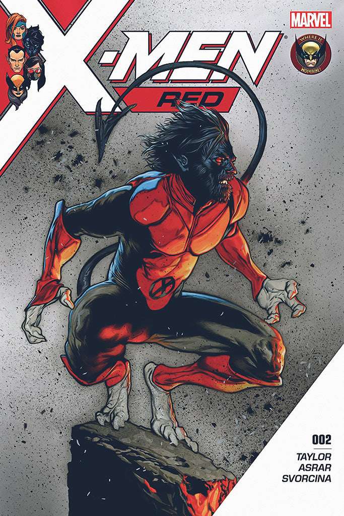 X-Men Red Canvas Poster