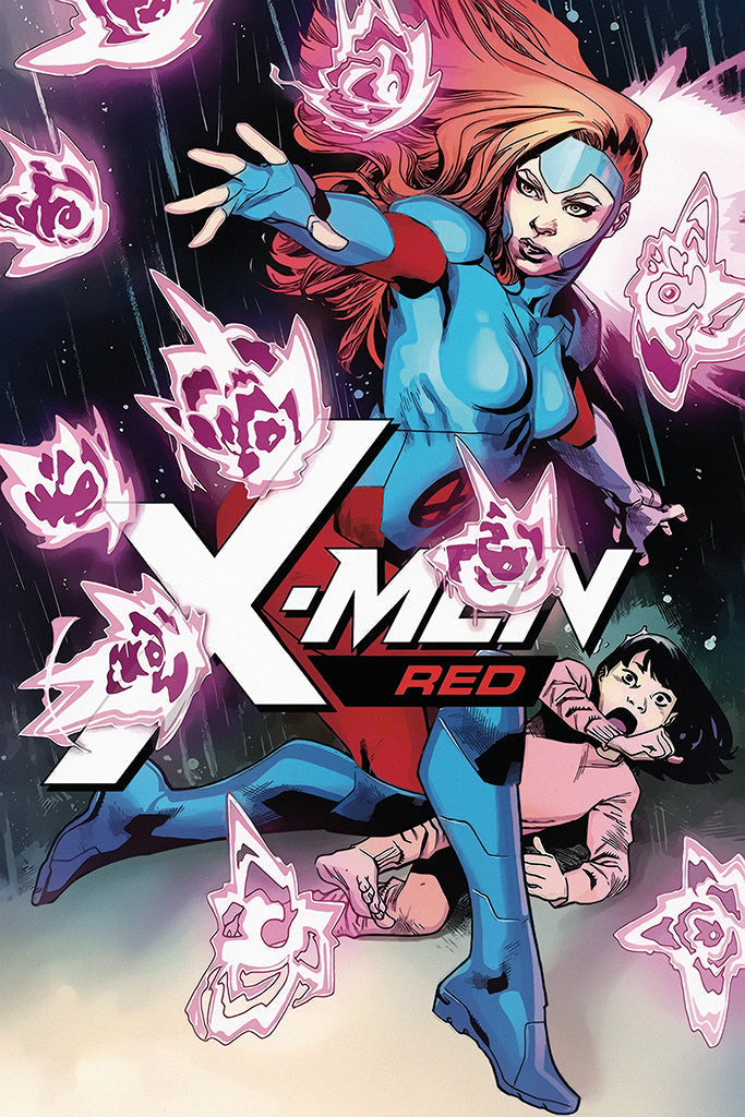 X-Men Red Comics Art Canvas Poster