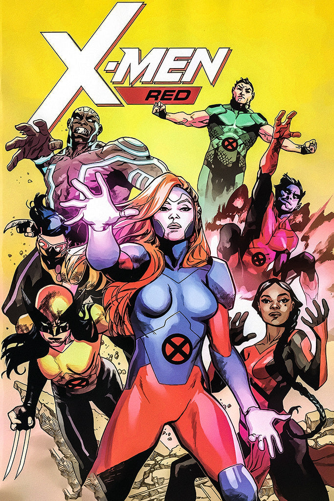 X-Men Red Comics Canvas Poster