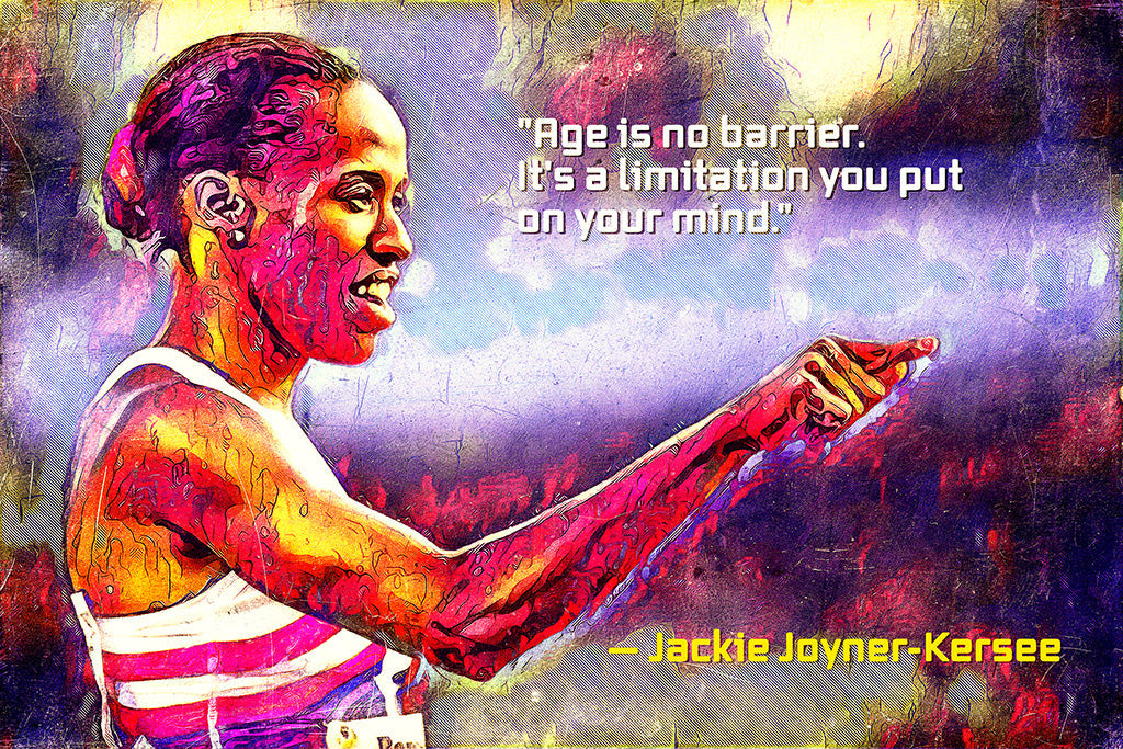 Jackie Joyner-Kersee Quotes Canvas Poster