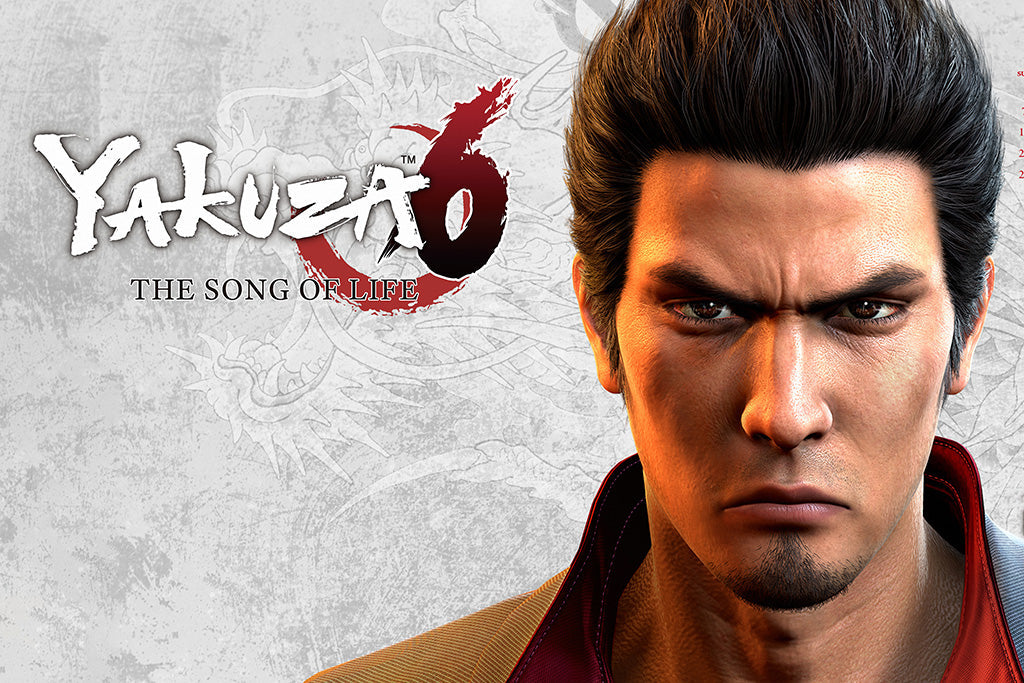 Yakuza 6 The Song of Life 2018 Game Canvas Poster