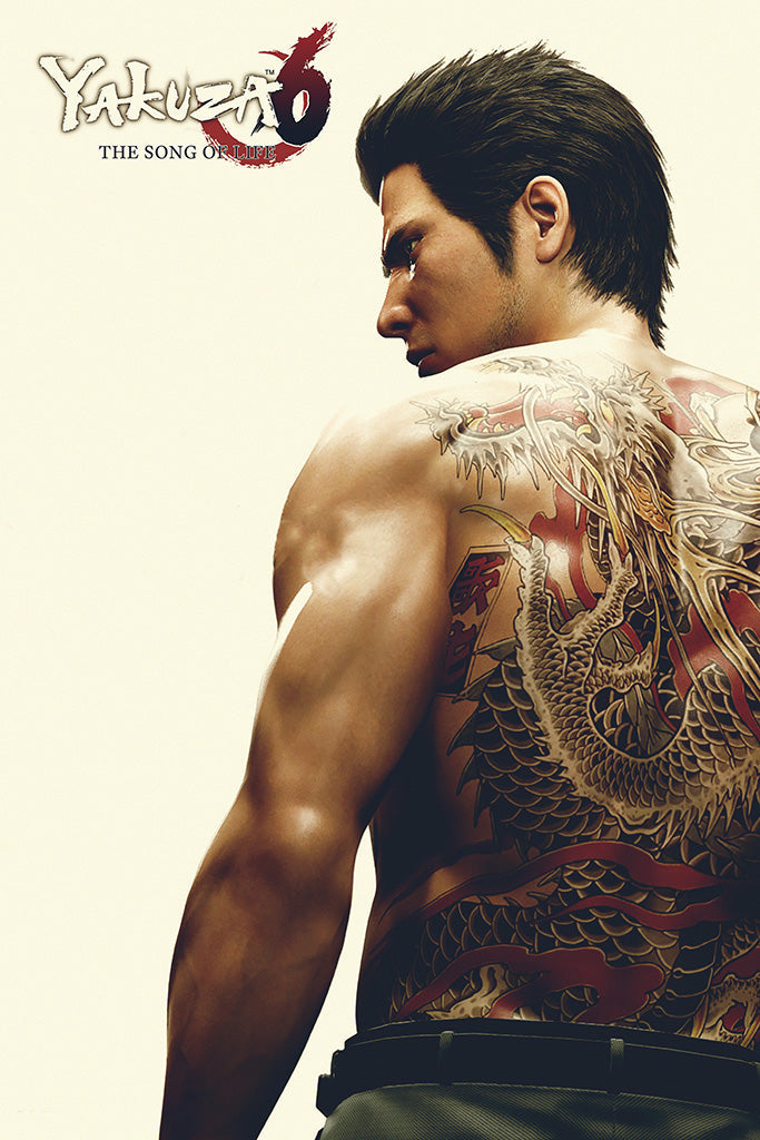 Yakuza 6 The Song of Life Canvas Poster