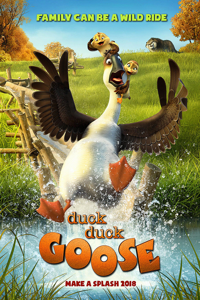 Duck Duck Goose Canvas Poster