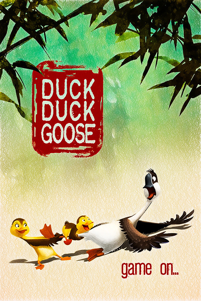 Duck Duck Goose Movie Canvas Poster