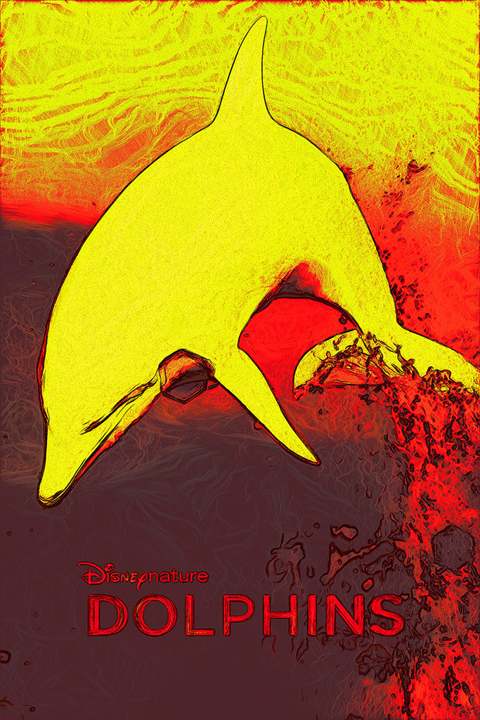 Dolphins Movie Canvas Poster