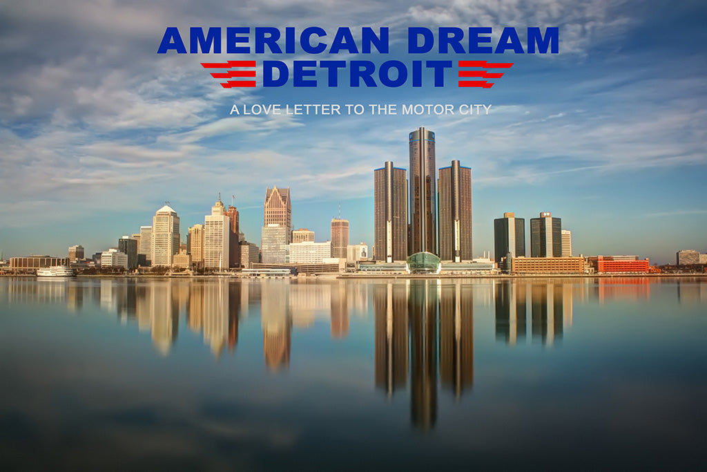 American Dream Detroit Canvas Poster